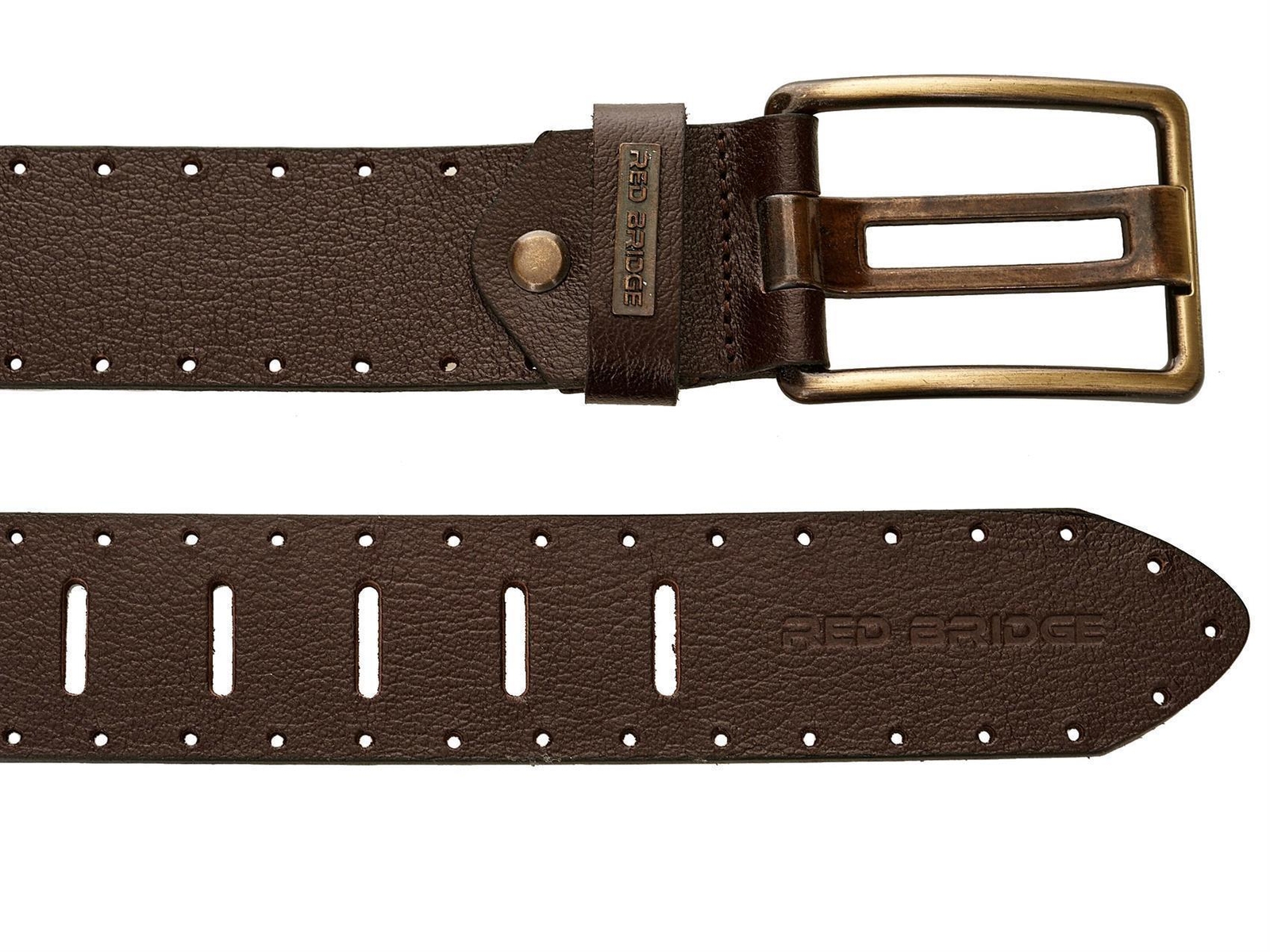 Redbridge Herren Leder Gürtel Echtleder Ledergürtel Belt Premium Breit R-3028