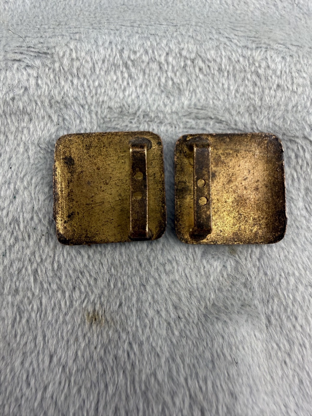 Vintage Women’s Buckle Set Art Deco Inspired Gold Tone Enamel