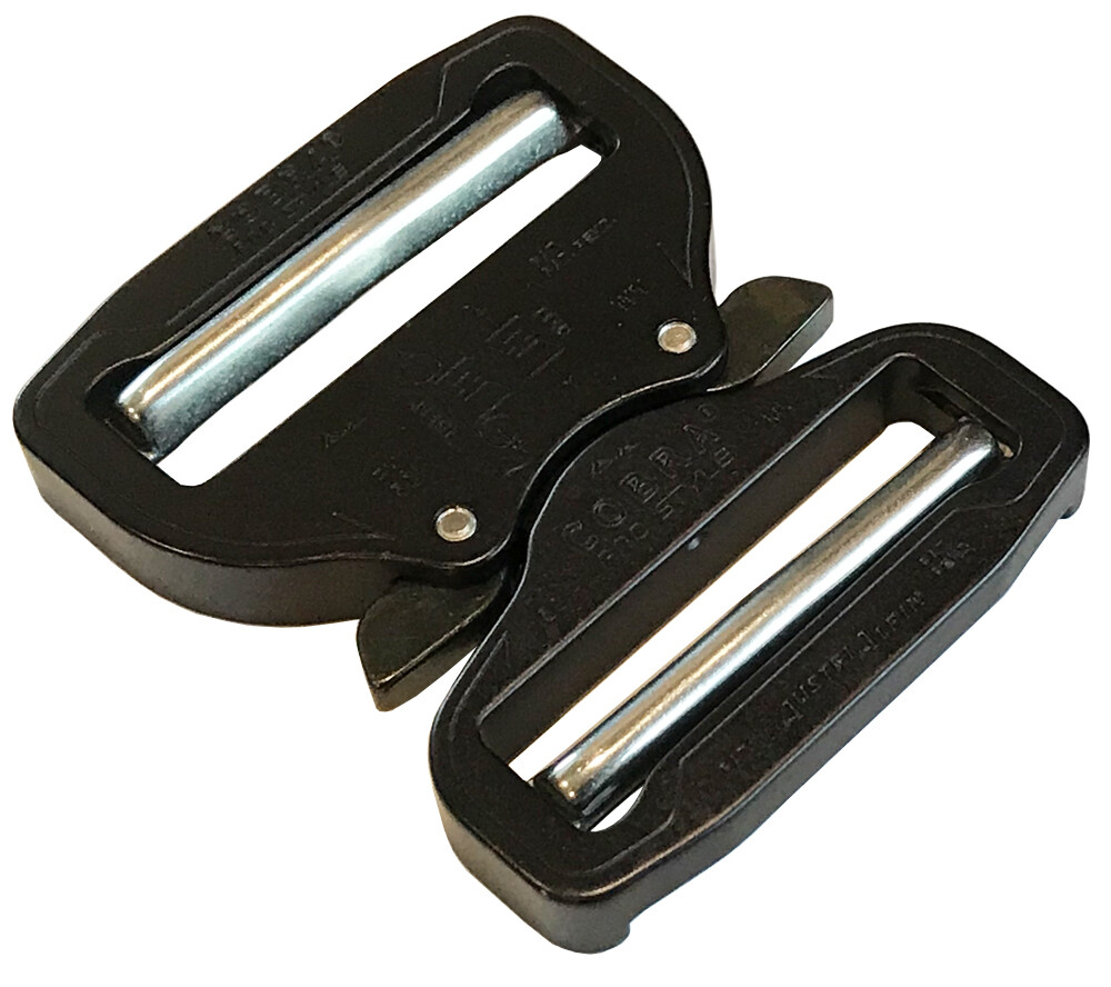 AustriAlpin 50mm Cobra Buckle Quick Release Dual Adjustable No Sew for Duty Belt
