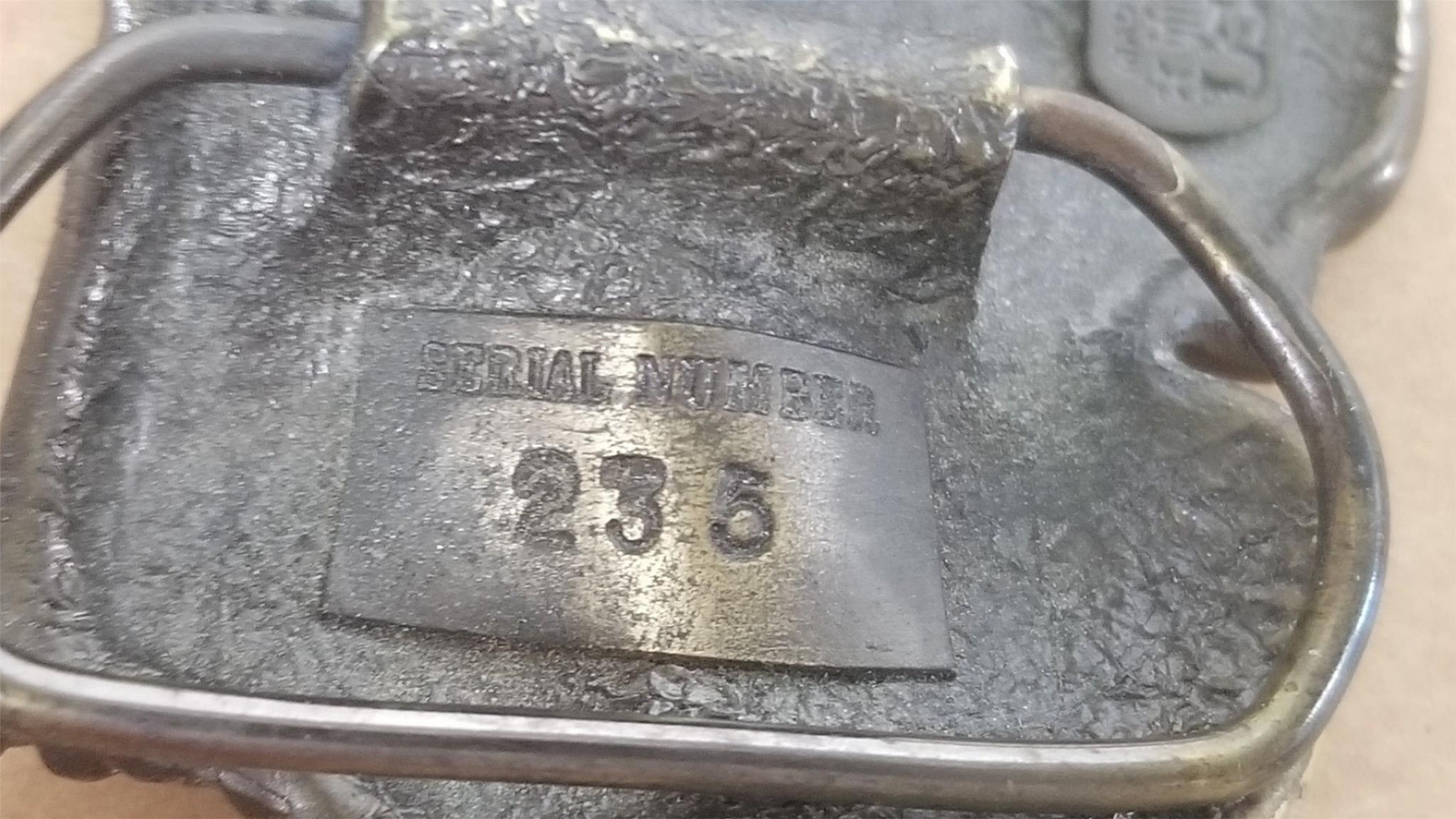 Vintage 1980 Tow Truck Wrecker Driver Belt Buckle American Buckle Co.