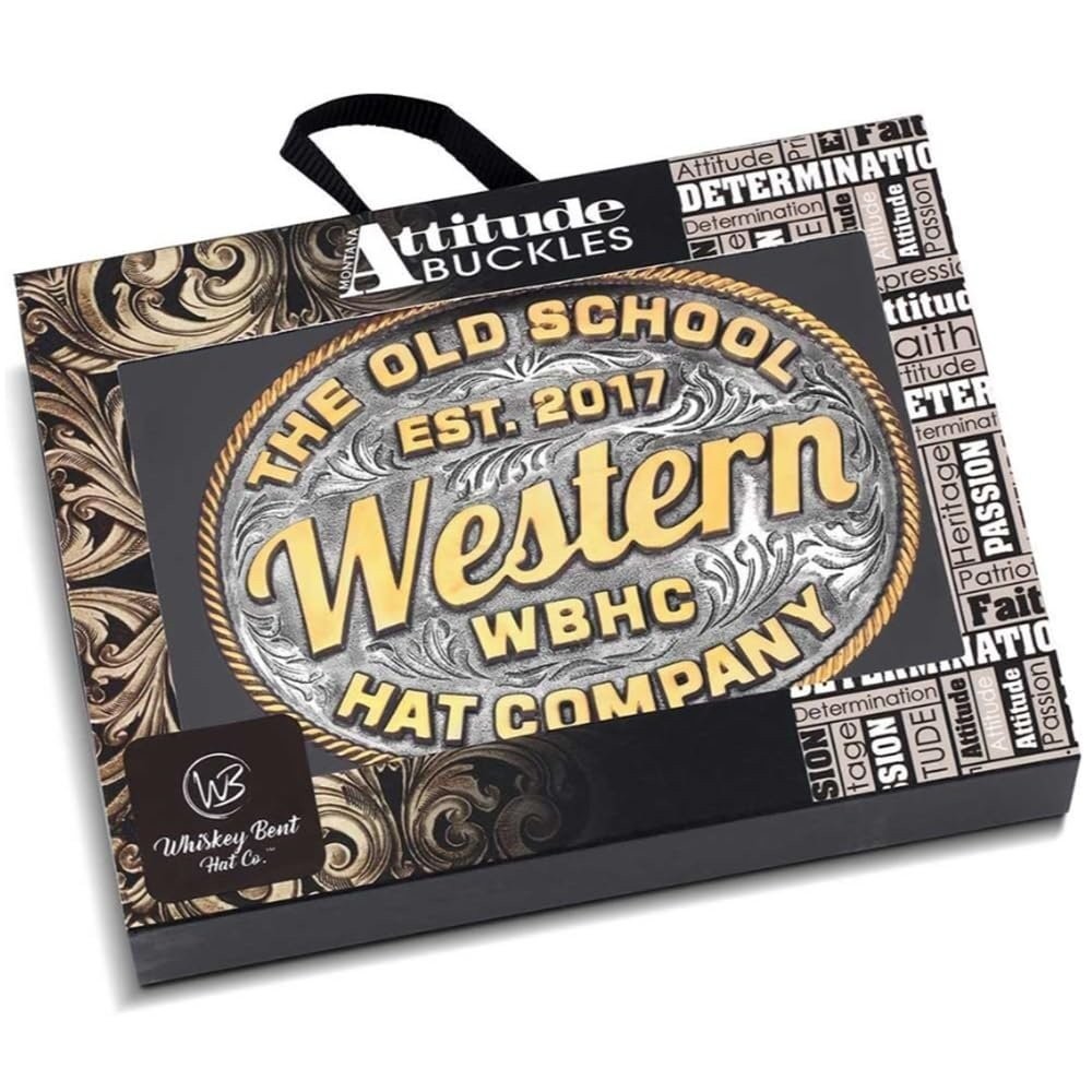Montana Silversmiths Officially Licensed Whiskey Bent Western Belt Buckle