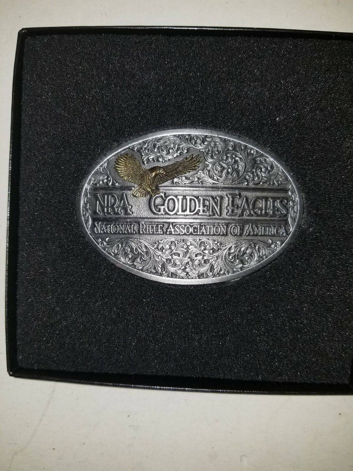 1994 NRA Golden Eagles Limited Rifle Western Belt Buckle