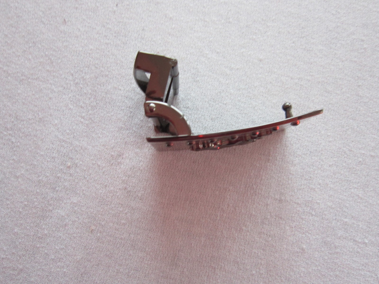 Western HORSE Bronco BELT BUCKLE Brushed METAL Slide Style Like New