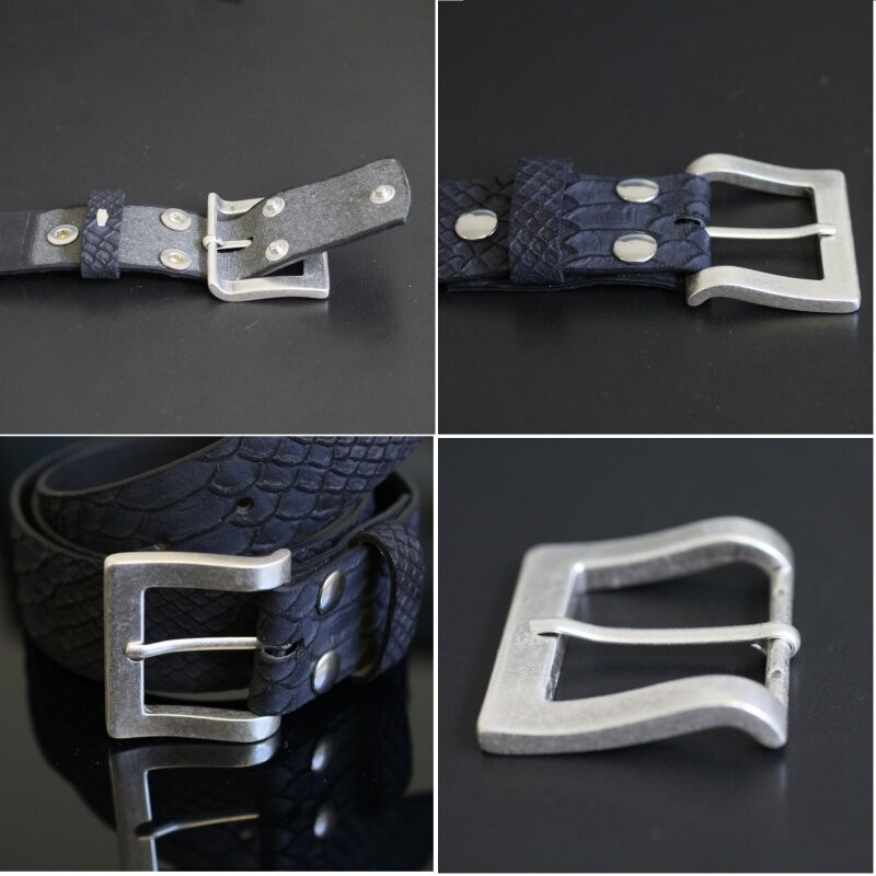 Rosepearl Pin Buckle for 4cm Interchangeable Belt, Leather Belt