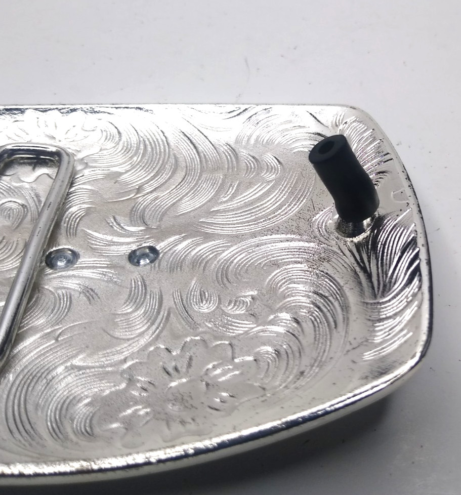 Rooster Western Cowboy Belt Buckle Hebilla Vaquero Rodeo Gallo Del Cielo, Silver