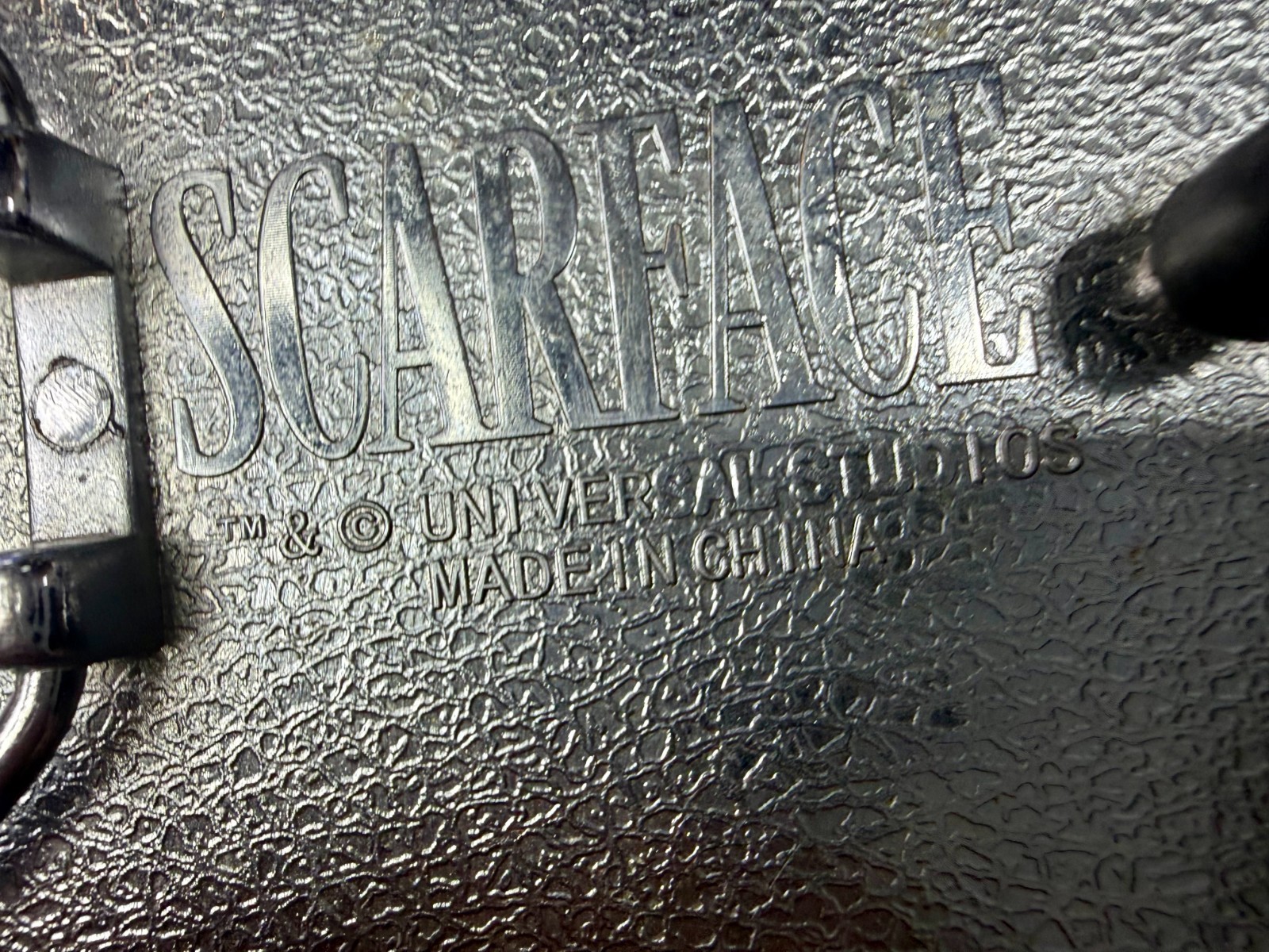 Scarface Movie Al Pacino Tony Montana Cigar Photo Universal Studios Belt Buckle