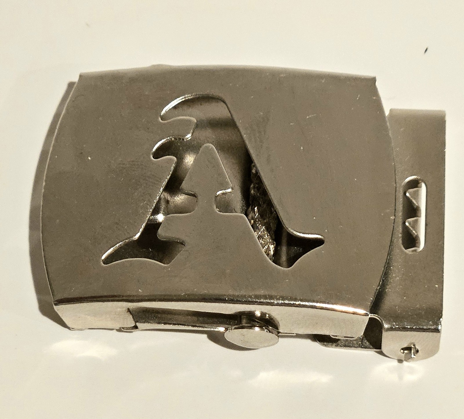 Old English Initial Belt Buckle A To Z Silver Metal Letter Buckle Only