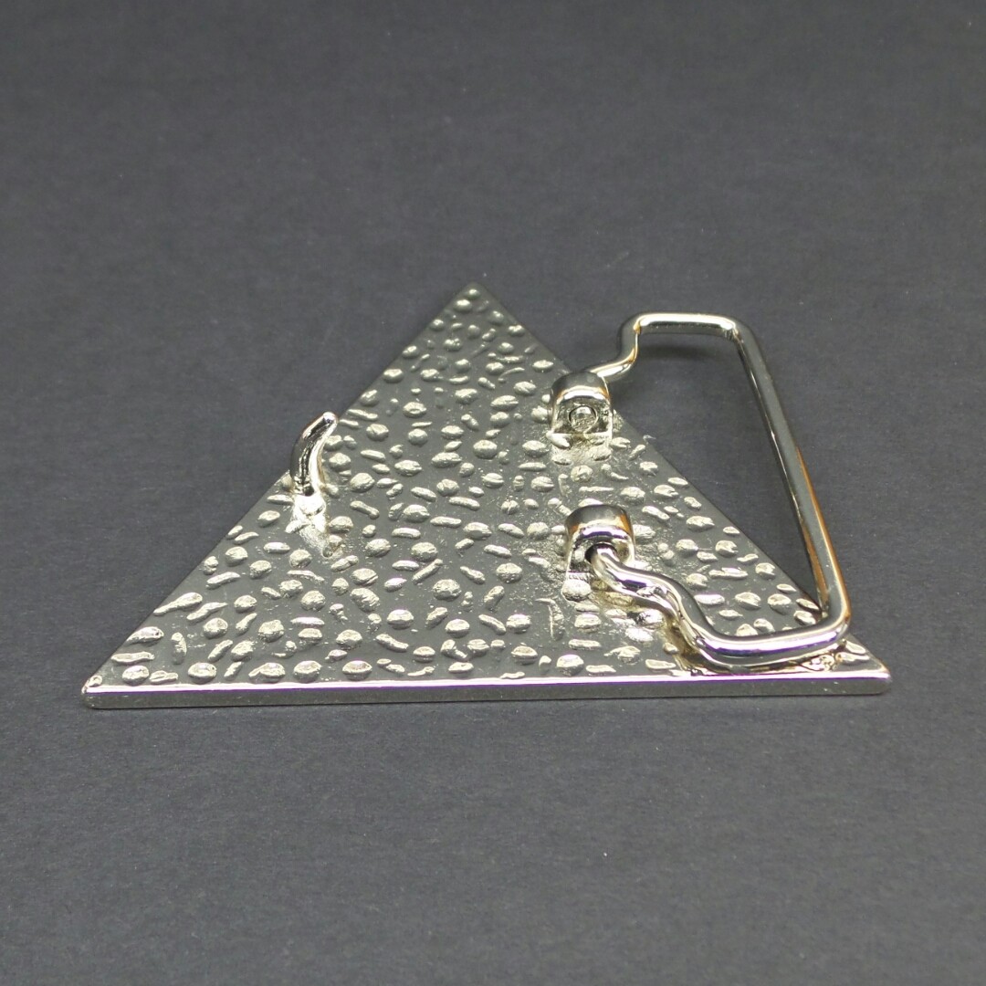 Rainbow Triangle Belt Buckle Pride Chrome Plated New