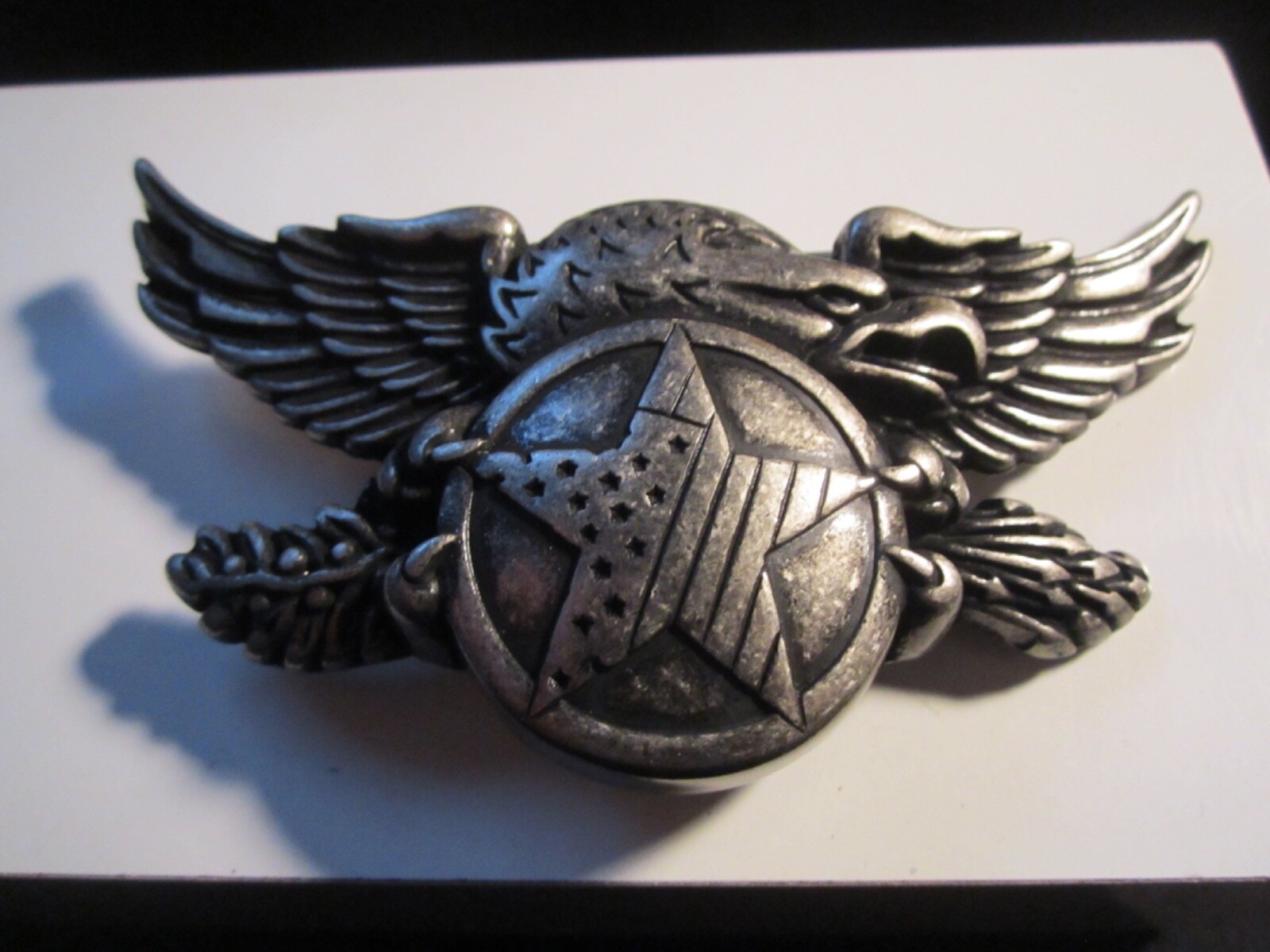 VINTAGE EAGLE WITH WINGS THEME BELT BUCKLE – GW-13