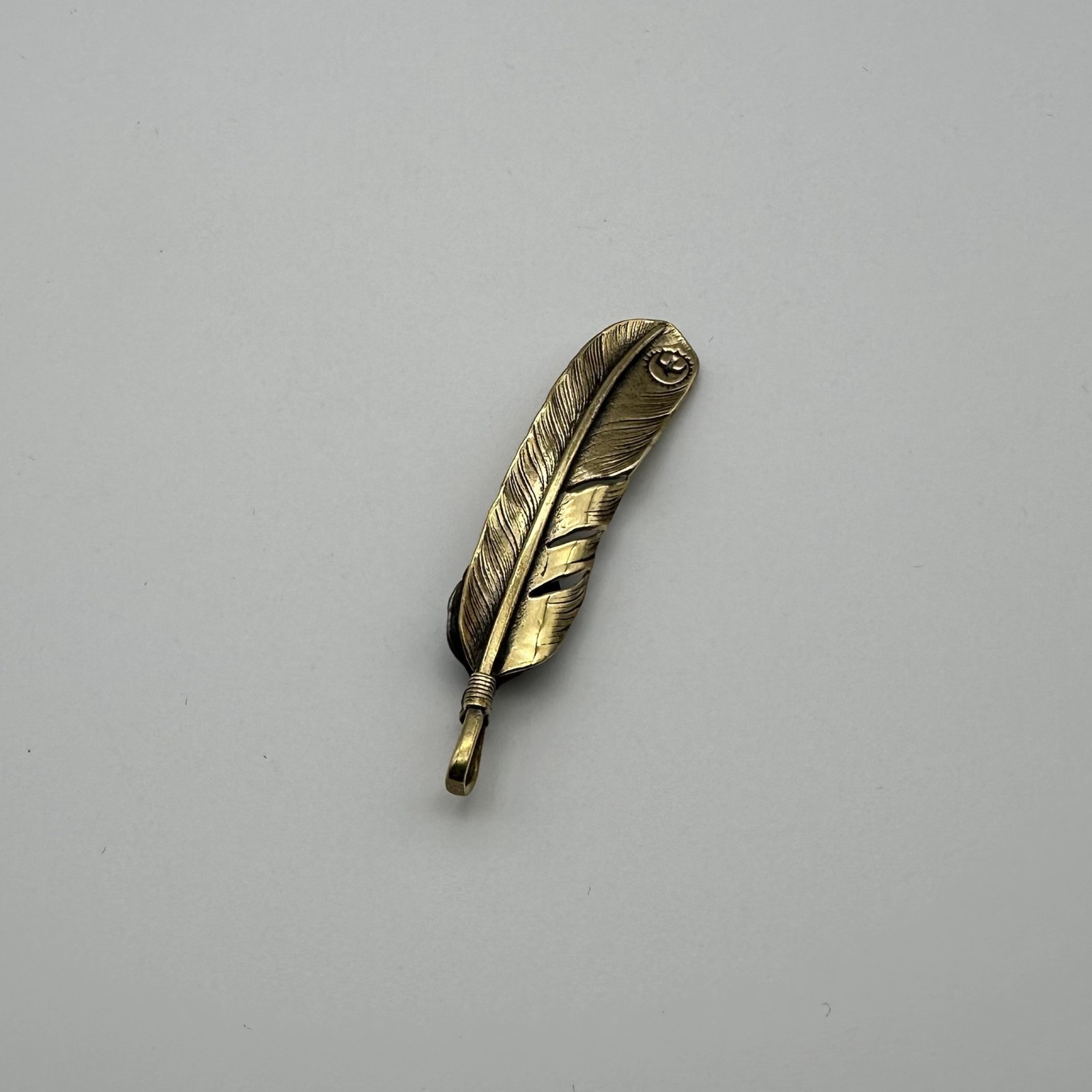 Brass Feather Charm,Necklace DIY Pendants,Keychain Charm,Jewelry Charm lot