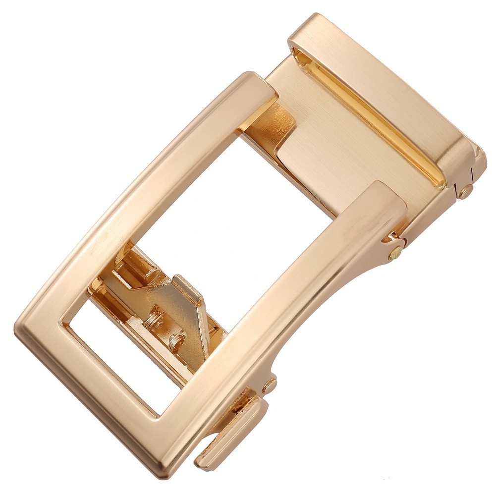 Men Alloy Automatic Buckle Casual Ratchet Belt Buckle for 3.3-3.5cm Wide belt
