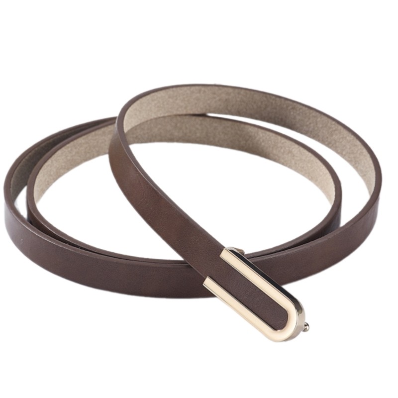 Versatile U Shape Metal Buckle Belt For Commuting And Social Event