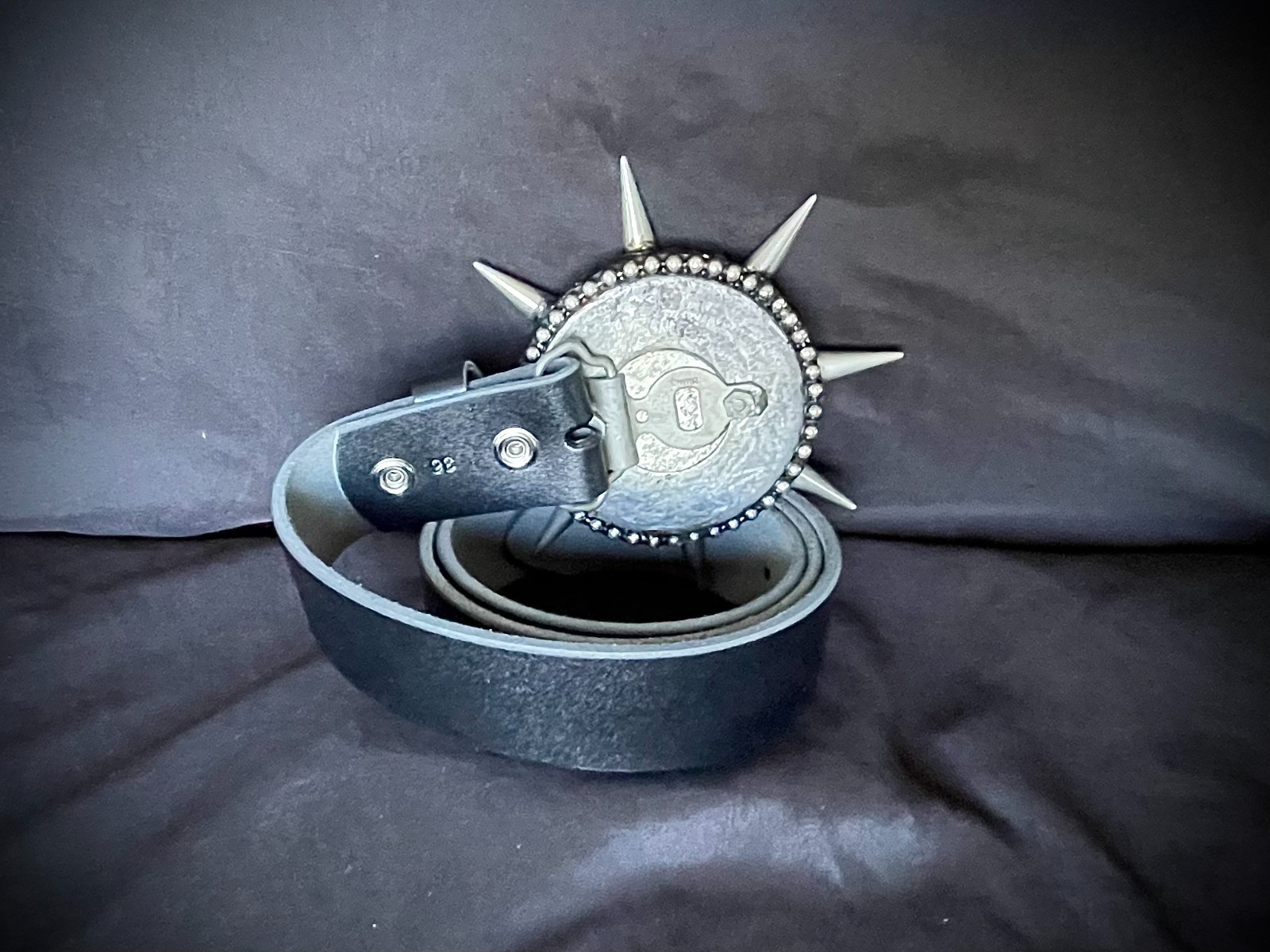Skull Spiked Belt Buckle Archive 2007-09 Reworked 2026 OOAK Darren McNeese