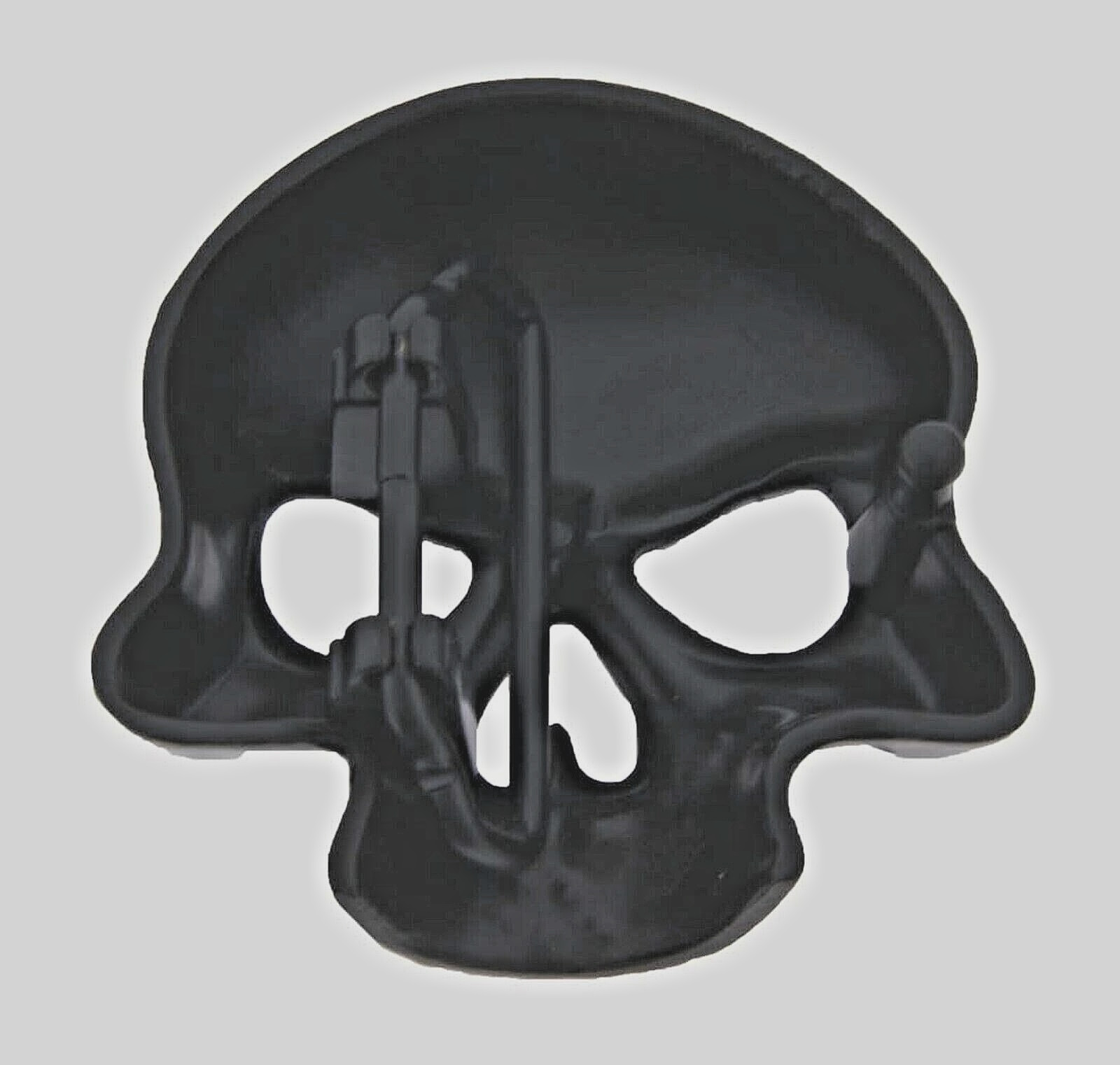 Black Skull Belt Buckles Men Skeleton Rhinestones Halloween Party Costume Pirate