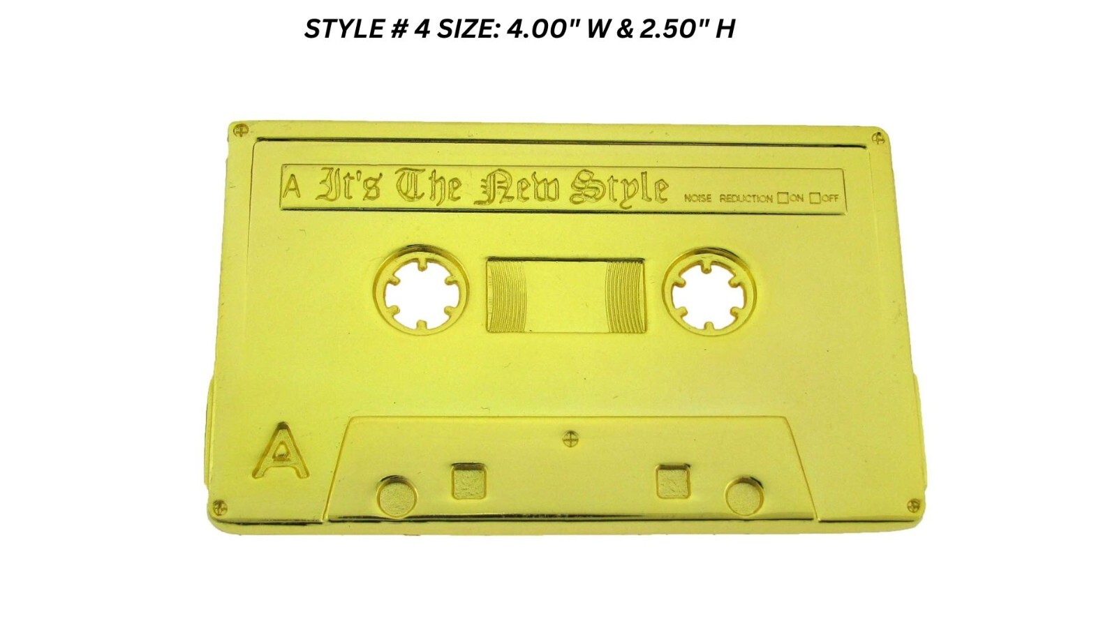 Cassette Player Tape Old School Music Retro Belt Buckle Boom Box Blaster Ghetto