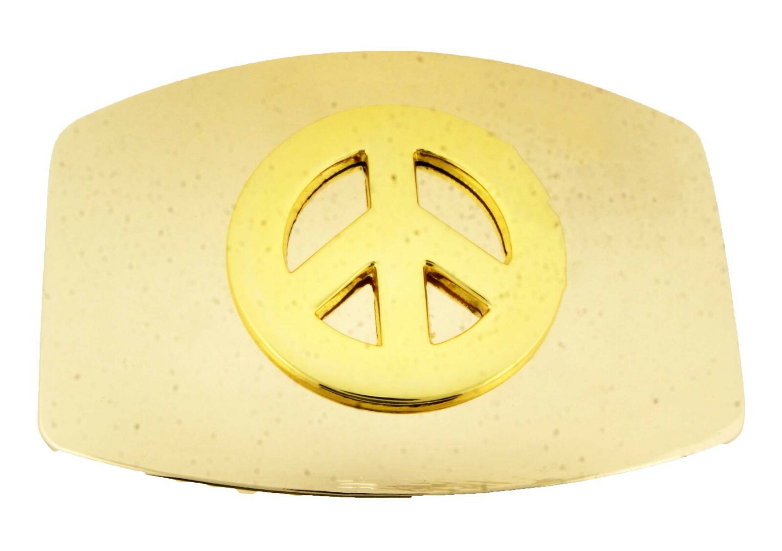 New Men Women Peace Sign Belt Buckle Symbol Dove Peace-Lover-Keeper Silver Metal