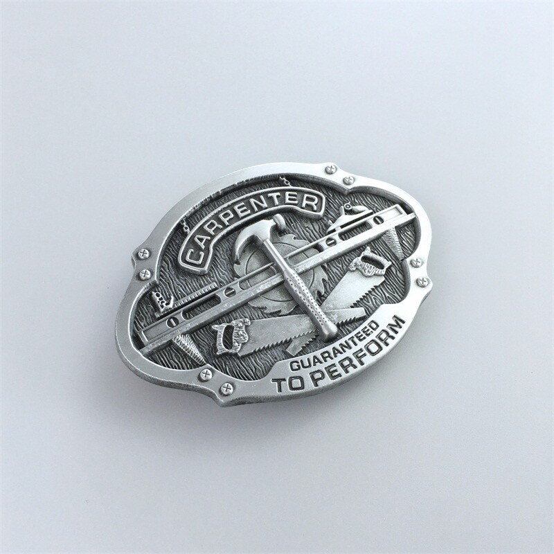 Vintage Style Carpenter Trades Belt Buckle Gurtelschnalle also Stock in the US