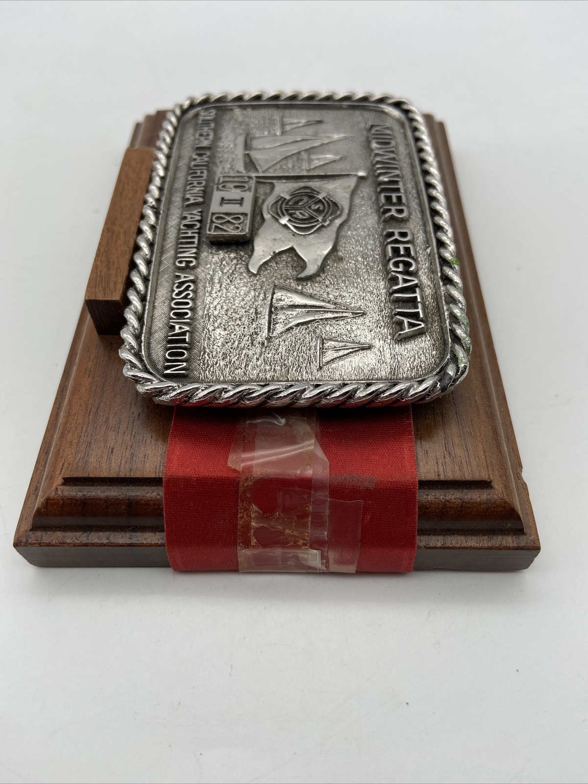 1982 SOUTHERN CALIFORNIA YACHTING ASSOCIATION MIDWINTER REGATTA BELT BUCKLE