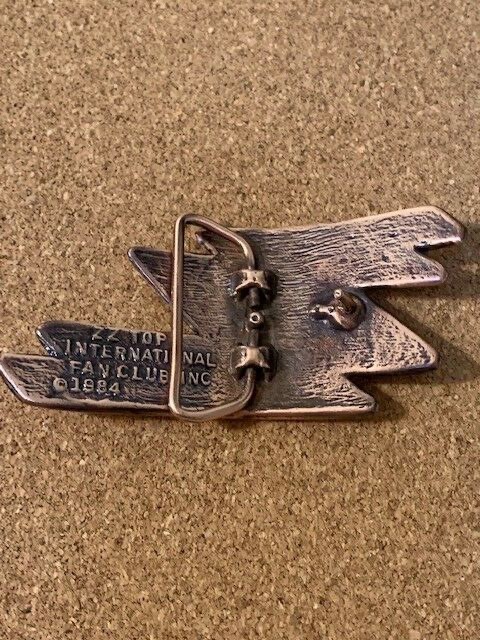 ZZ Top Belt Buckle Key Chain Metal Strong Sturdy Copper