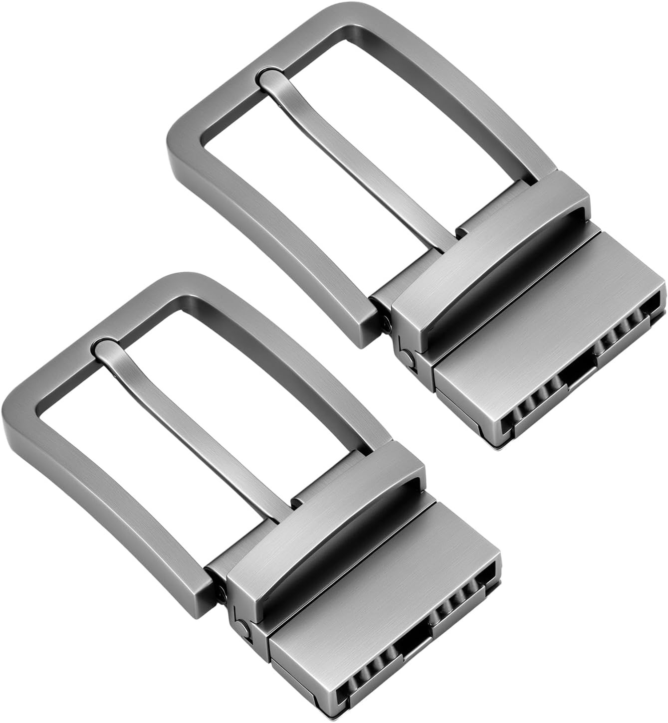 QWORK Belt Buckle, 2 Pack 1 3/8&Prime;(35mm) -1.5&Prime;(40mm) Reversible Belt Buckle Replac