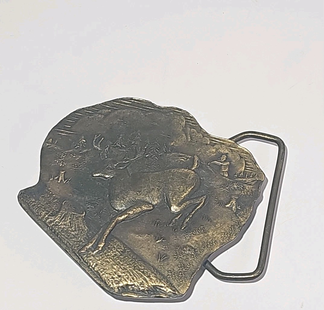 Truckers Belt Buckle Retro Hipster Hunter Cowboy Very Rare Set Of 5