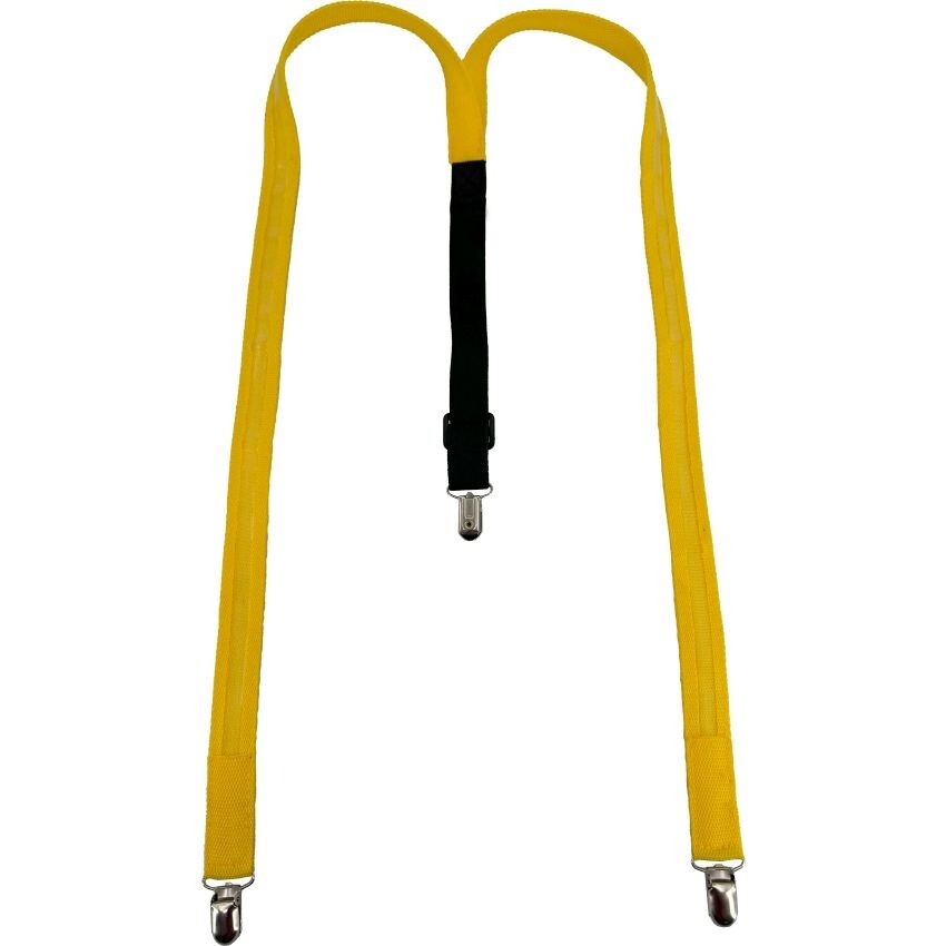 Yellow Orange Light Up Adult Suspenders Party Accessories Adjustable
