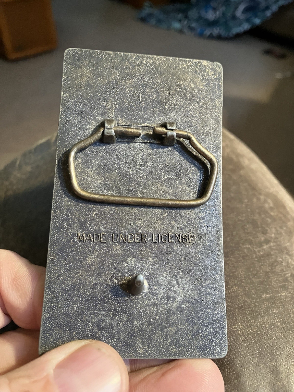 Winchester Repeating Arms New Haven Conn. Rifle Guns Vintage Belt Buckle