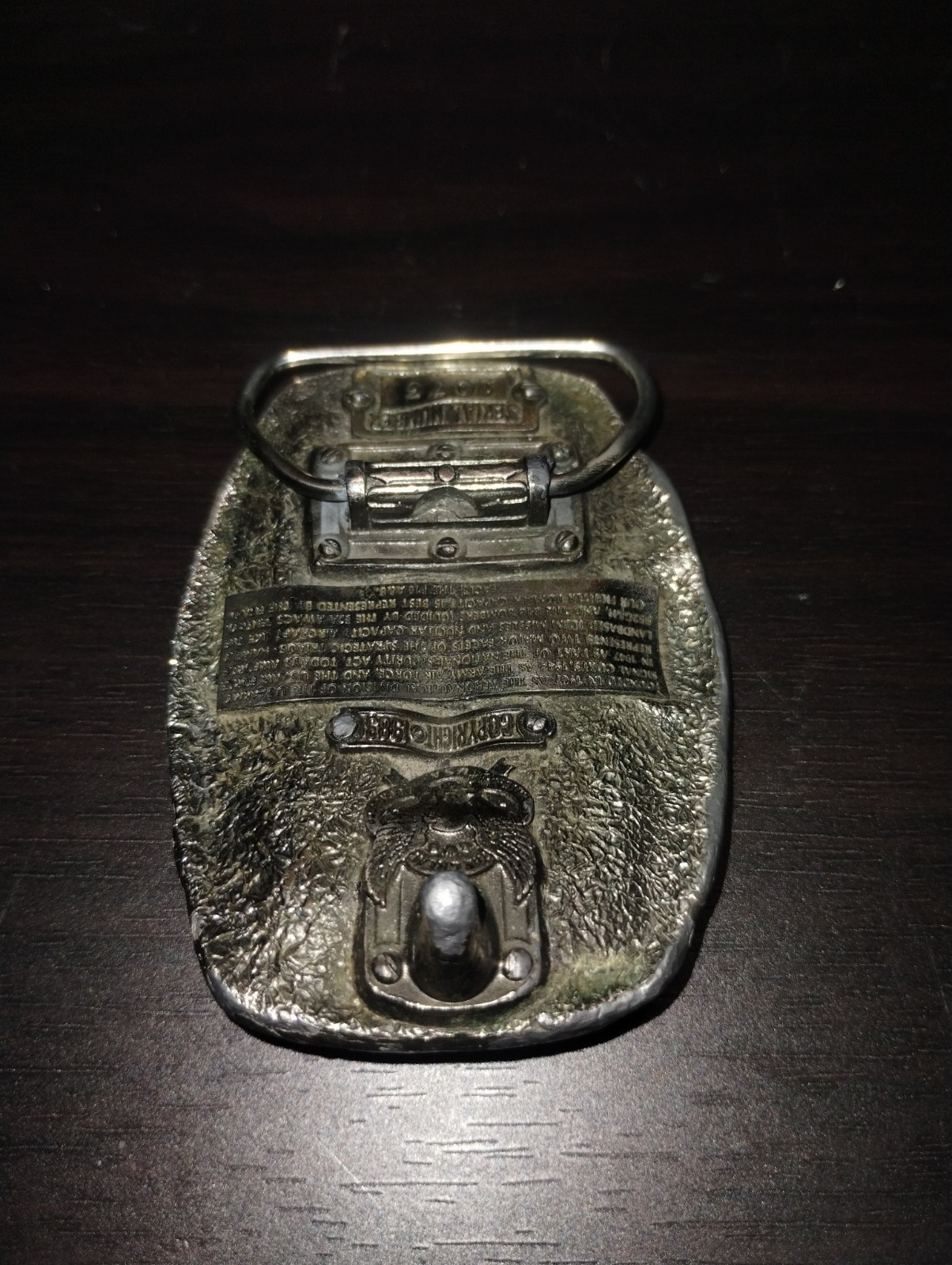 VINTAGE BELT BUCKLE USAF US AIR FORCE SUPERIORITY