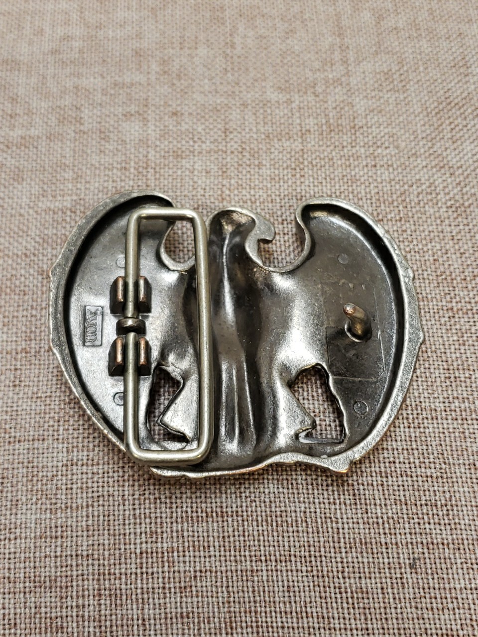 Vintage Avon Pewter Tone Metal Eagle Belt Buckle