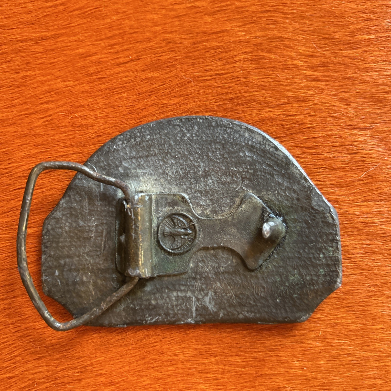 Vintage Solid Brass “Riverboat Steam Ship Passenger Transport” 3” Belt Buckle