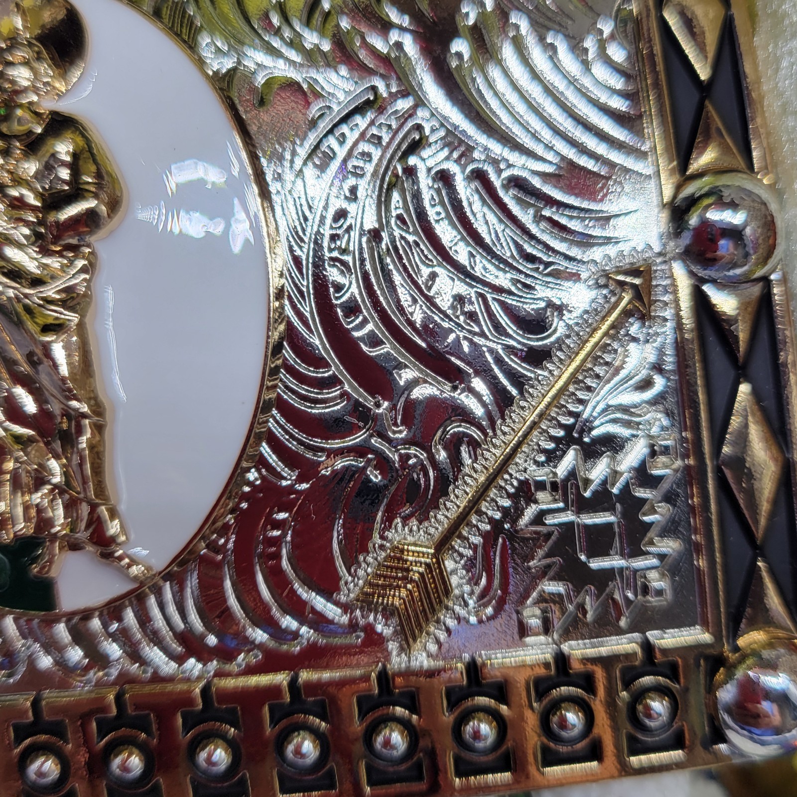 Saint jude San Judas Western belt Buckle Rose Gold Silver Heavy Zinc Alloy