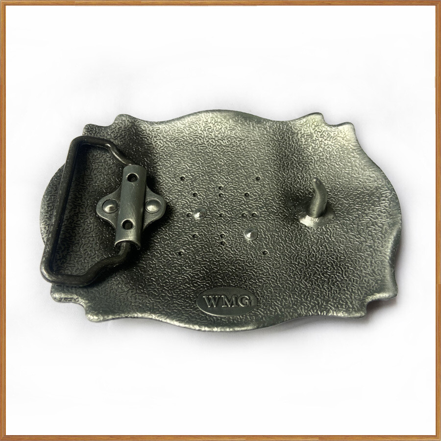 Zinc Alloy Letter Belt Buckle With 26 Letters Western Denim Pattern Belt Buckle
