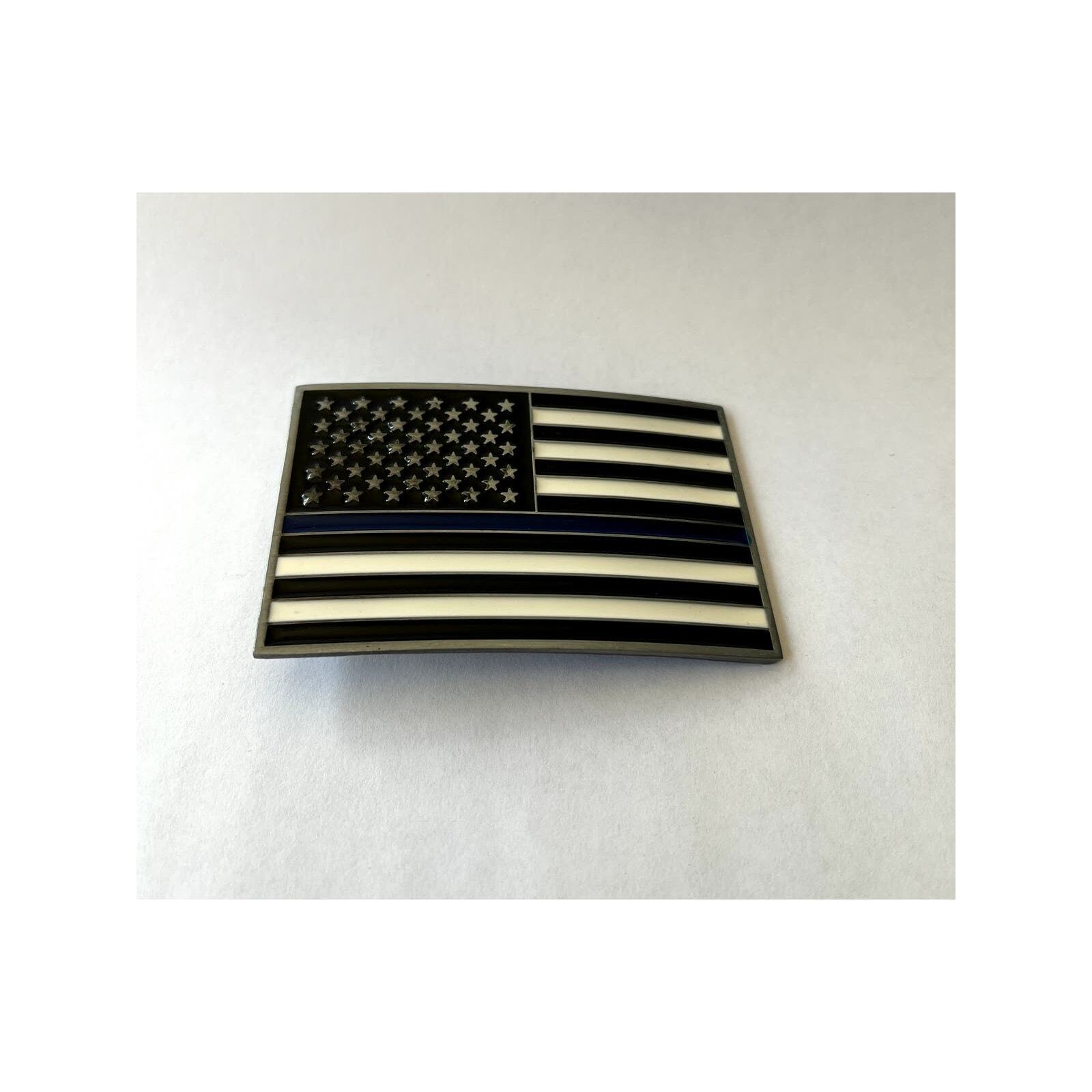Thin Blue Line Law Enforcement Belt Buckle