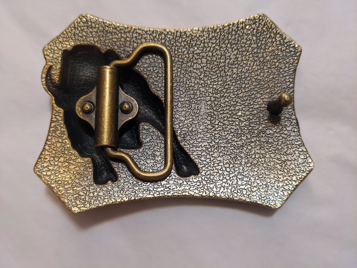 ✖ WESTERN STEER BULL Bronze Cowboy Rodeo Style ✖ Belt Buckle ✖ Roping Solid USA