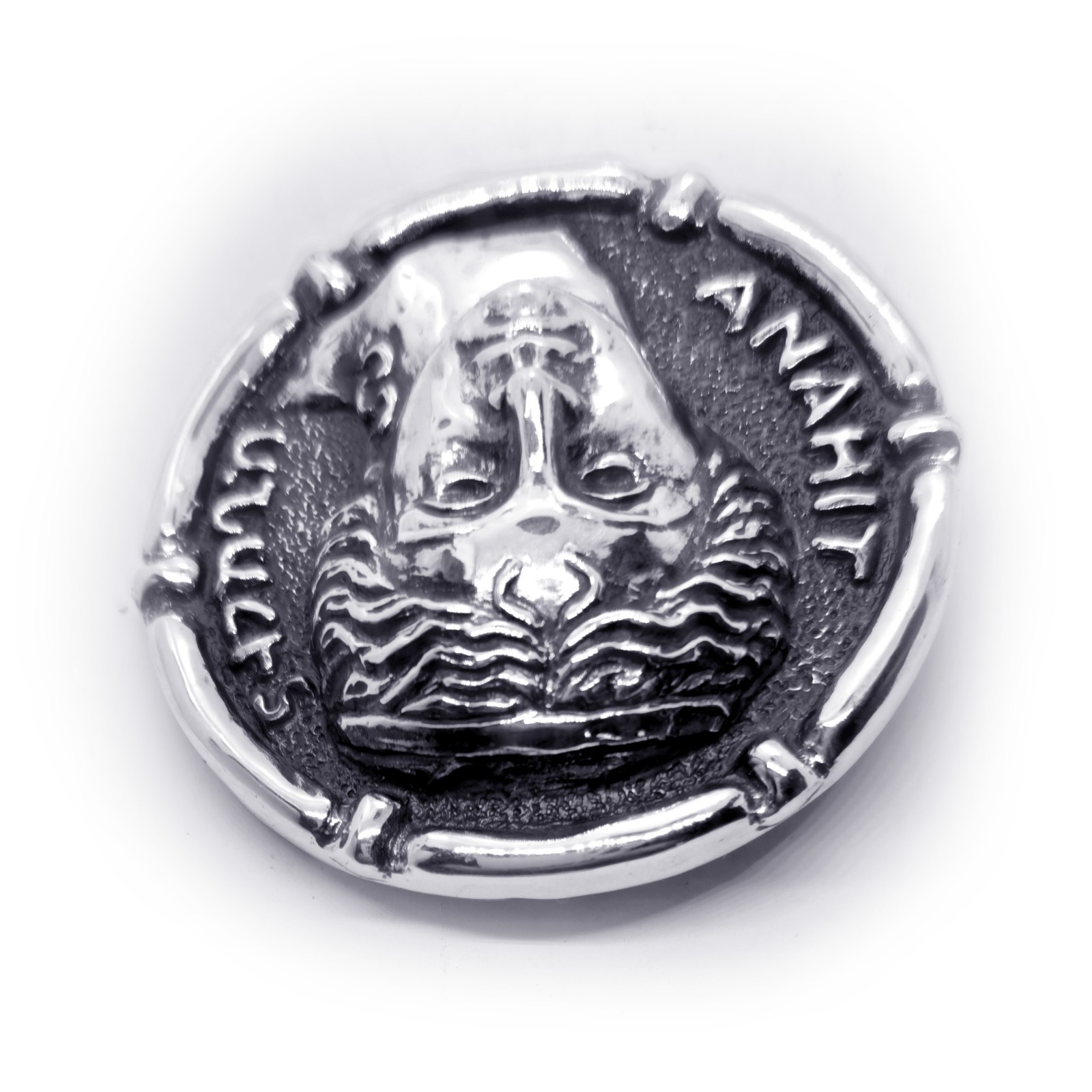 Anahit Armenian Goddess of Fertility and Healing Wisdom Water Silver Belt Buckle