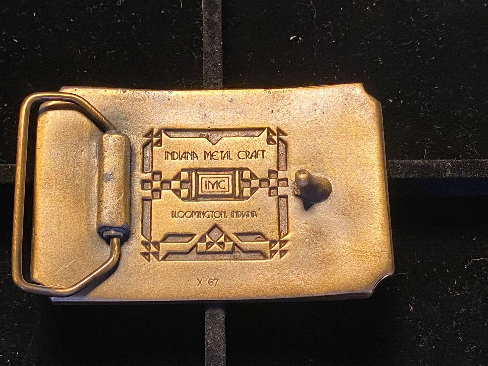 VINTAGE COLORADO & PACIFIC RAILROAD BELT BUCKLE ARIZONA TERRITORY IMC #X67!!!