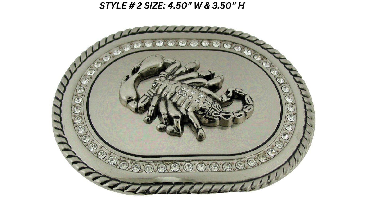 Scorpion Belt Buckle Gold Silver Metal New Mens Womens Zodiac Sign Rodeo Western