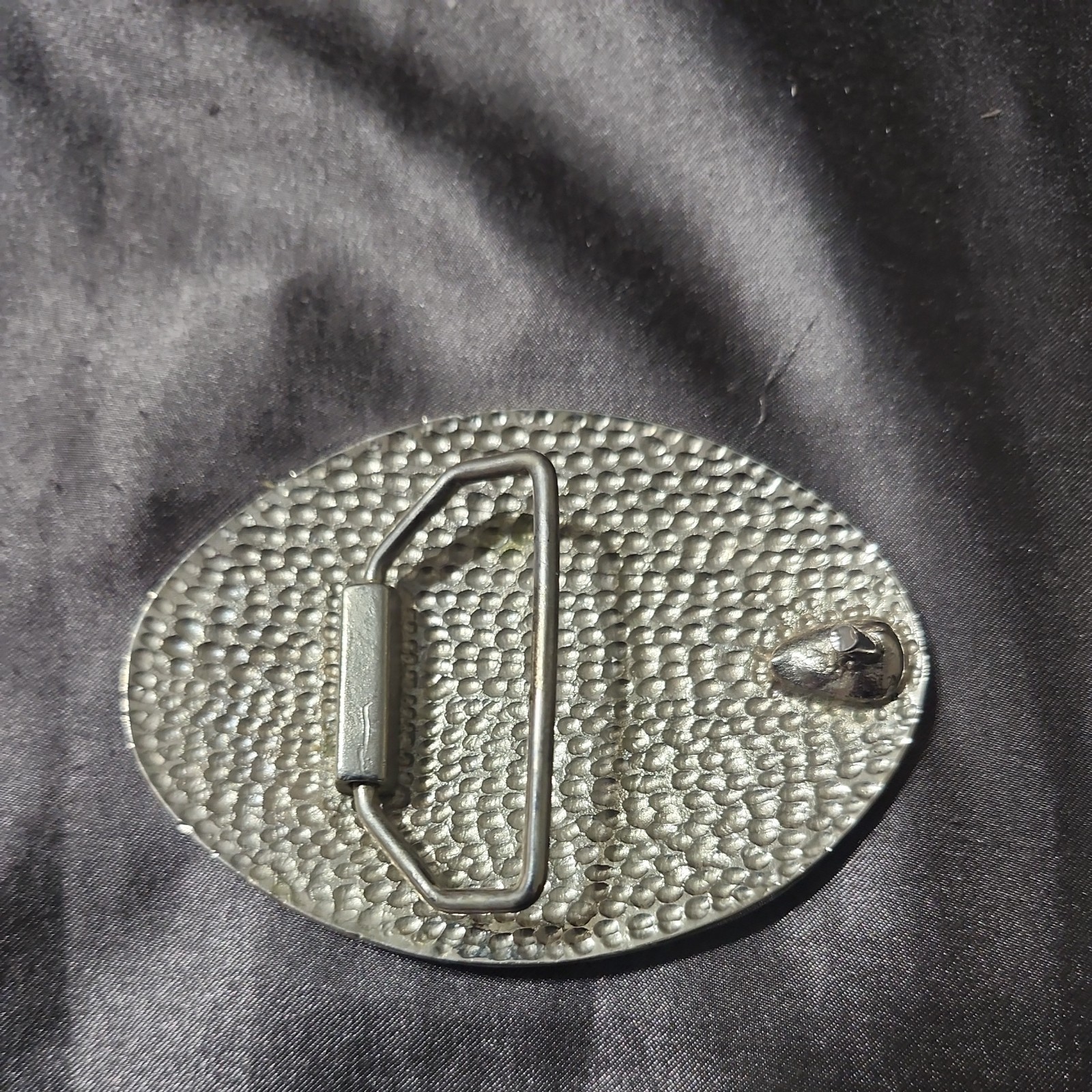 Vintage Harley-Davidson Belt Buckle Turquoise Fleck 1980!
