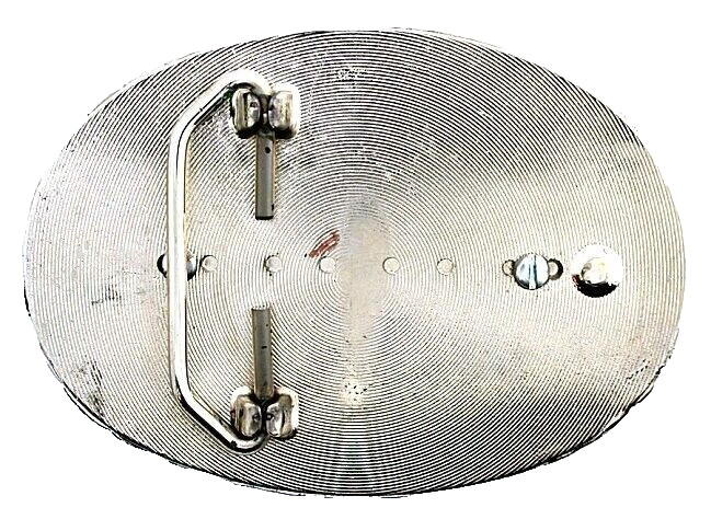 1921 Morgan Silver Dollar Silver Color Oval Western Belt Buckle EPBB267/12725