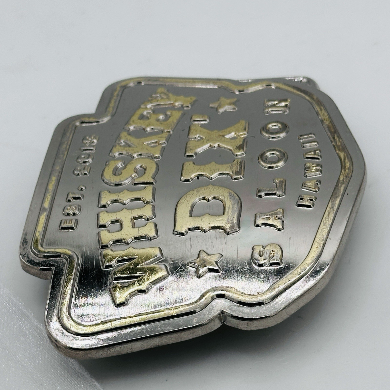 Whiskey Dix&rsquo; Saloon Hawaii Belt Buckle EST. 2013 Official Venue Merchandise