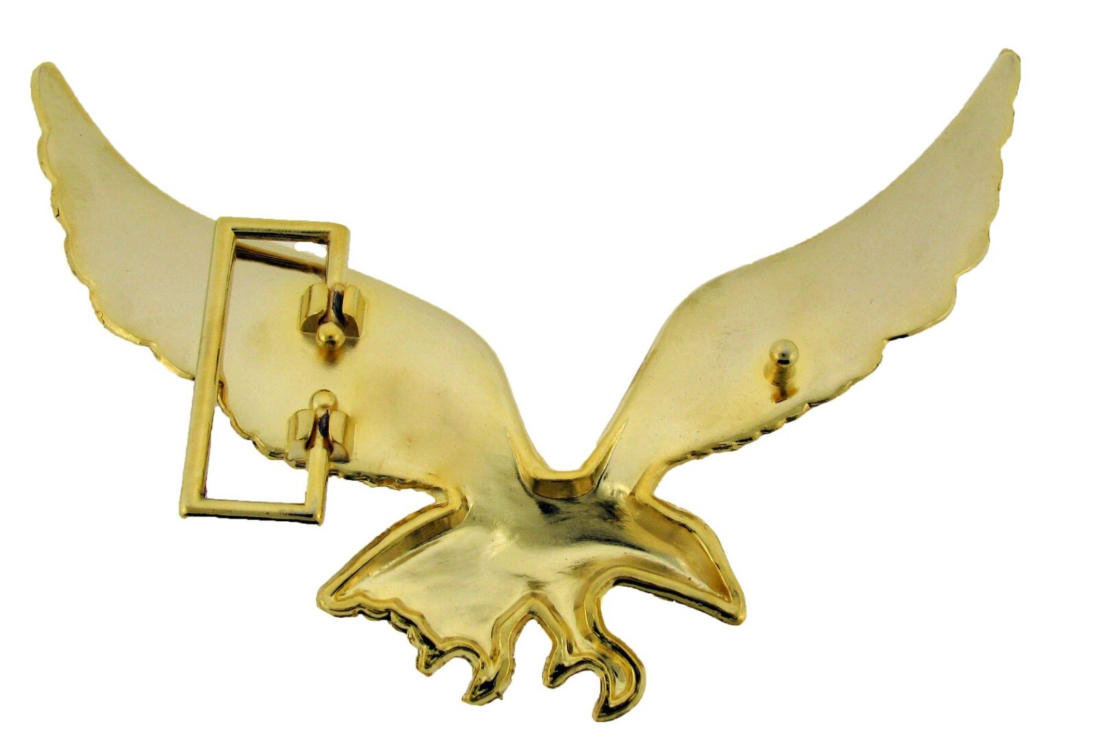 Eagle Belt Buckle New Men Western Cowboy Rodeo Gold Brushed Finish Sharp Edges