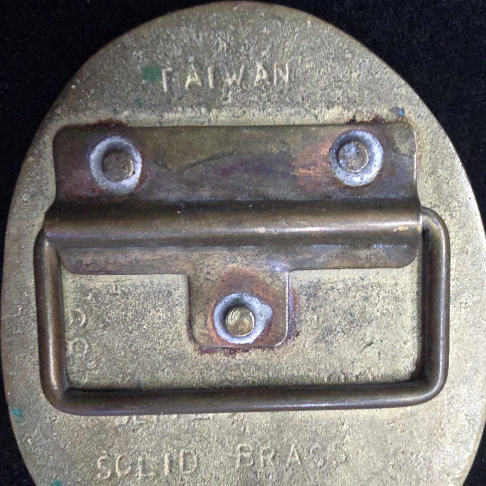 Vintage Libra Brass Belt Buckle Scales Horoscope Astrological Zodiac Sign