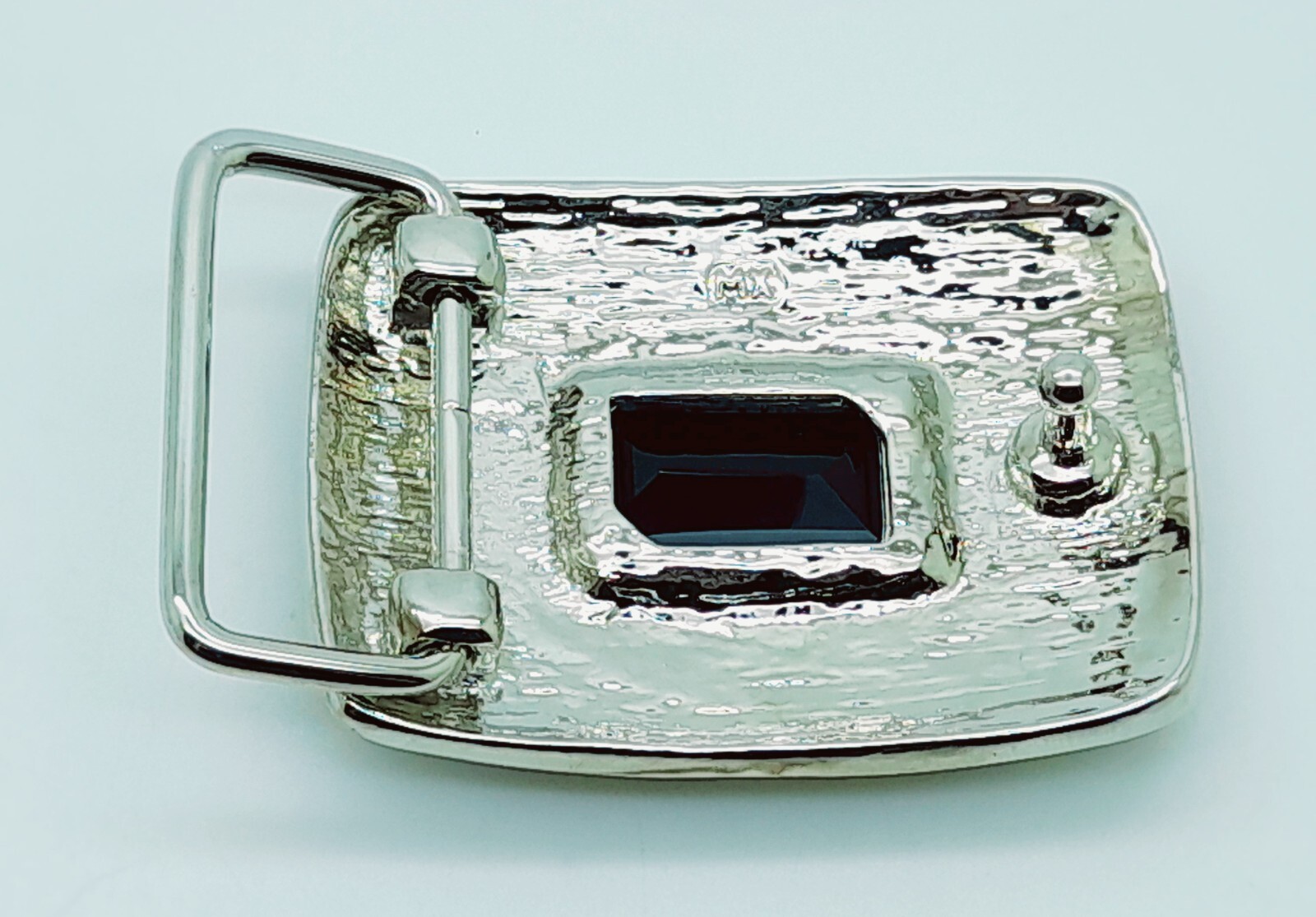 Fashion Men Women western classic Belt Buckle Silver Metal black rhinestones 3