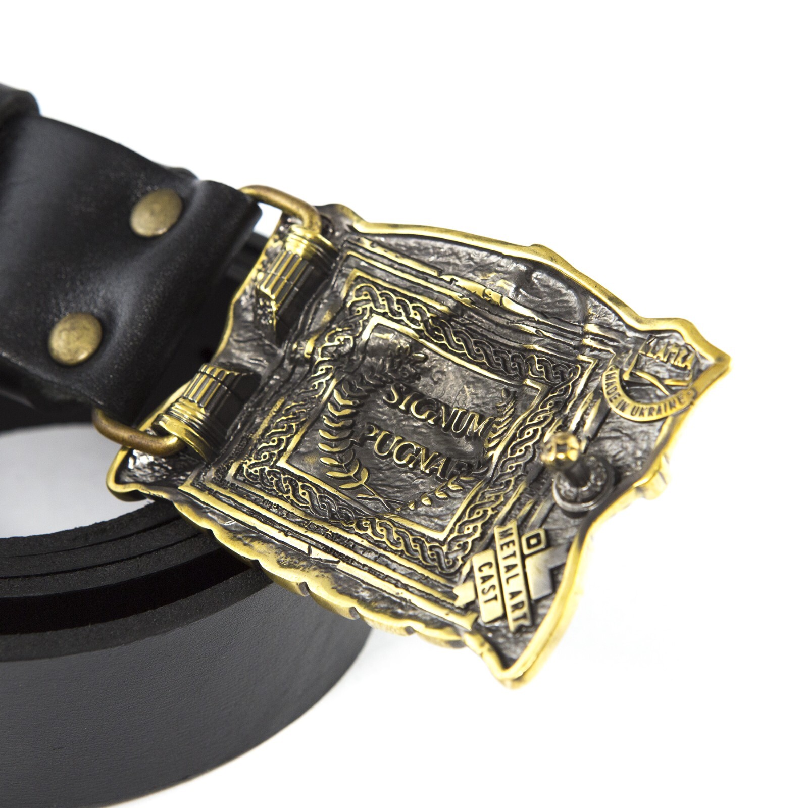 Belt buckle « Gladiator »; swordsman belt buckle; ancient warrior buckle;