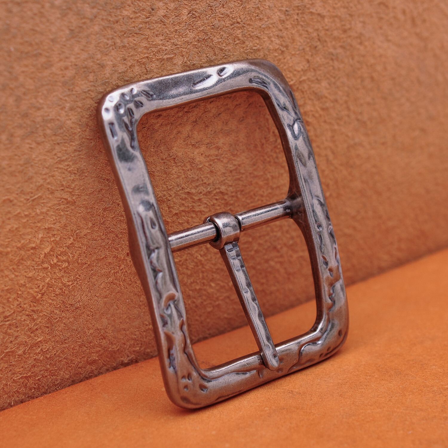 personalized Heavy Duty Strong Engraved Retro Center Bar Pin Belt Buckle 1-1/2&Prime;