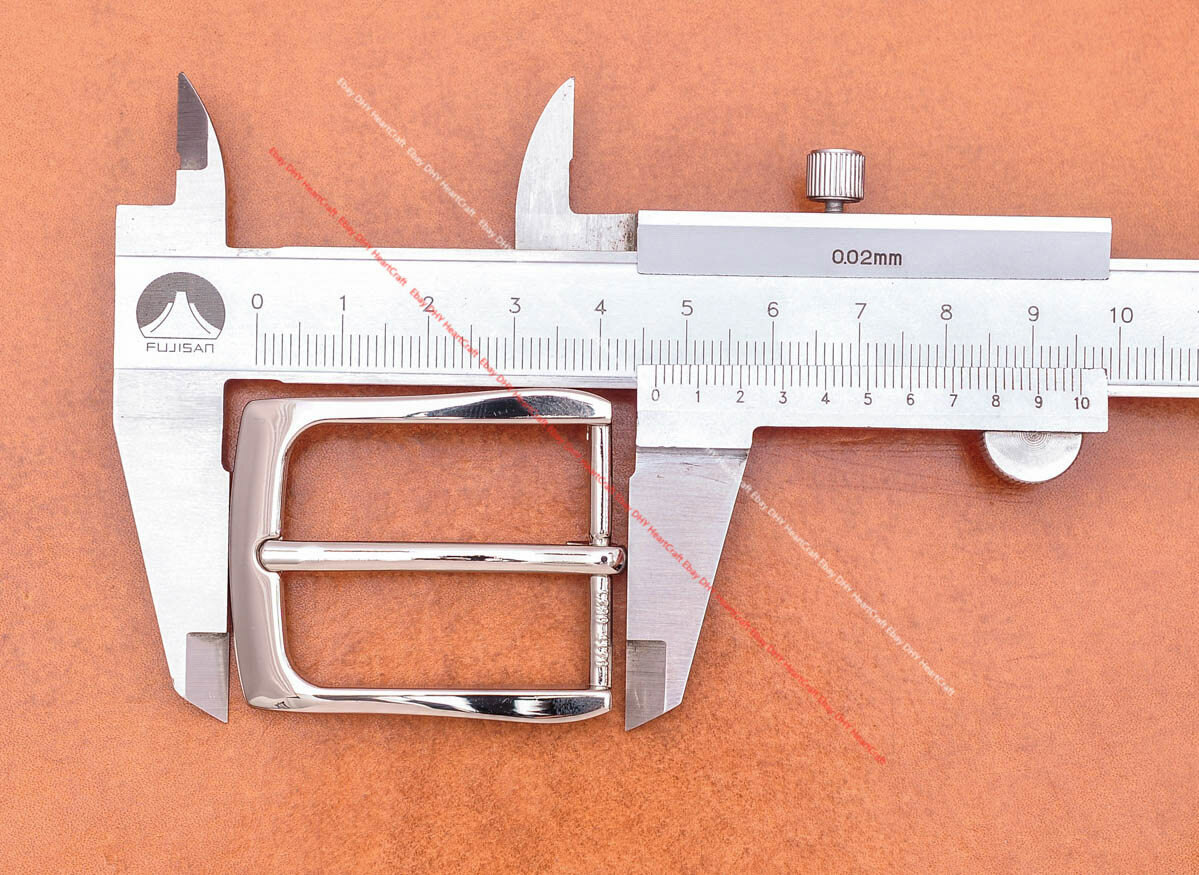 Casual Silver Single Prong Pin Buckle Leathercraft Men Replacement Buckle 30mm