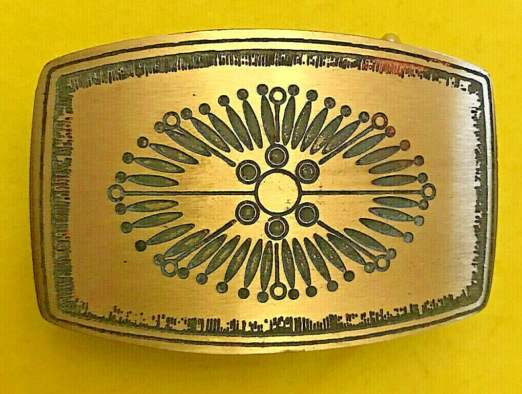 NEW BRASS BELT BUCKLES -With etched designs -some 2 1/2&Prime; Round & 3 1/4 x 2&Prime; Oval