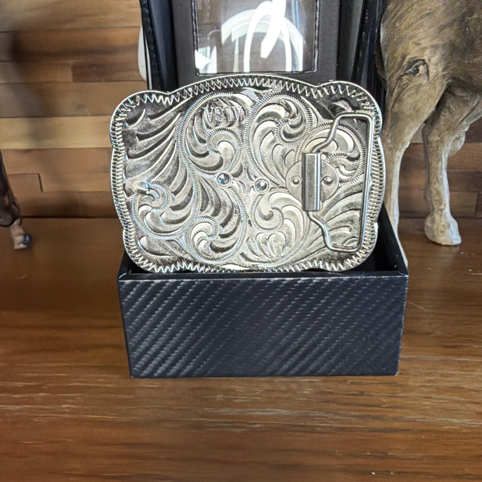 Western Style Saint Jude Buckle Hebilla Vaquero San Judas