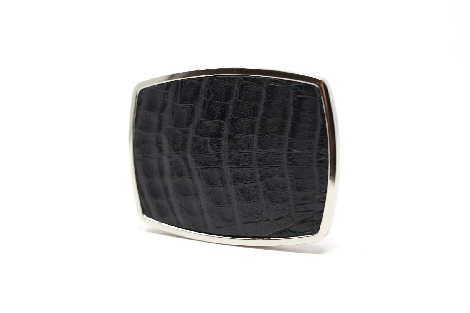 Caiman Belt Buckle, Exotic Belt Buckle, ( 1.5 ») Removable Western Buckle