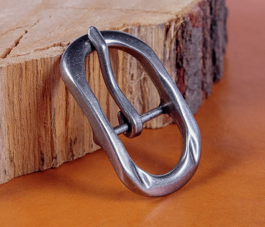 Single Prong Silver Free Center Bar Replacement Mens Belt Buckle Fits 1&Prime; Belts